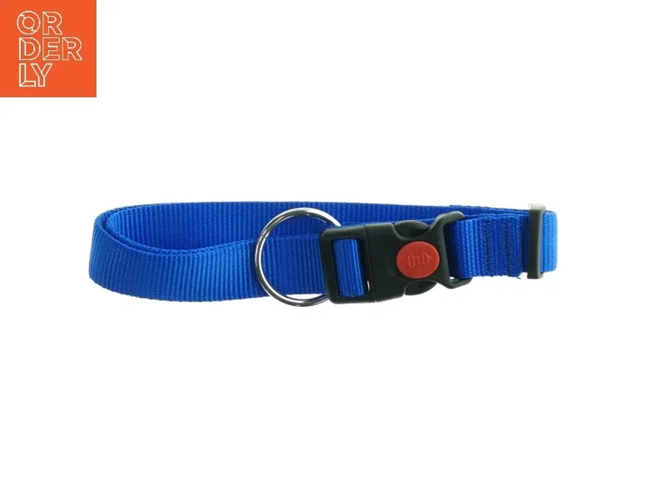 Billede 4 - Blå hundehalsbånd (str. 35 cm lang)