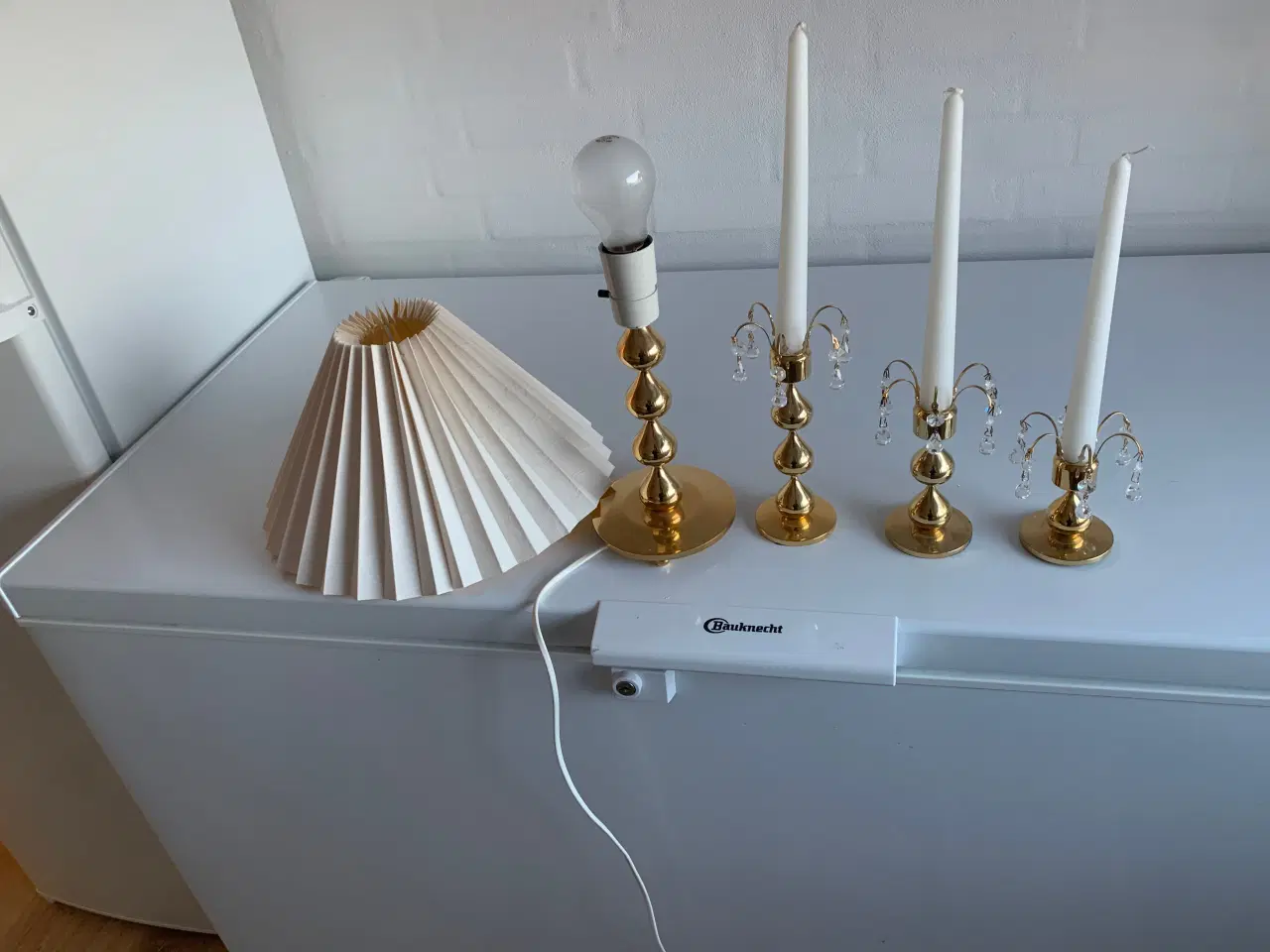 Billede 2 - Dråbe lysestager & dråbe lampe m skærm