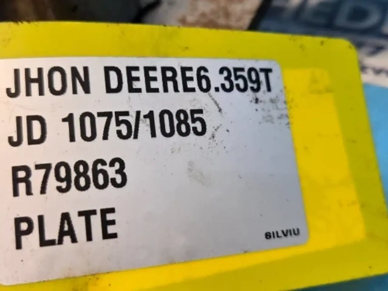 Billede 2 - John Deere 6359T Plade R79863
