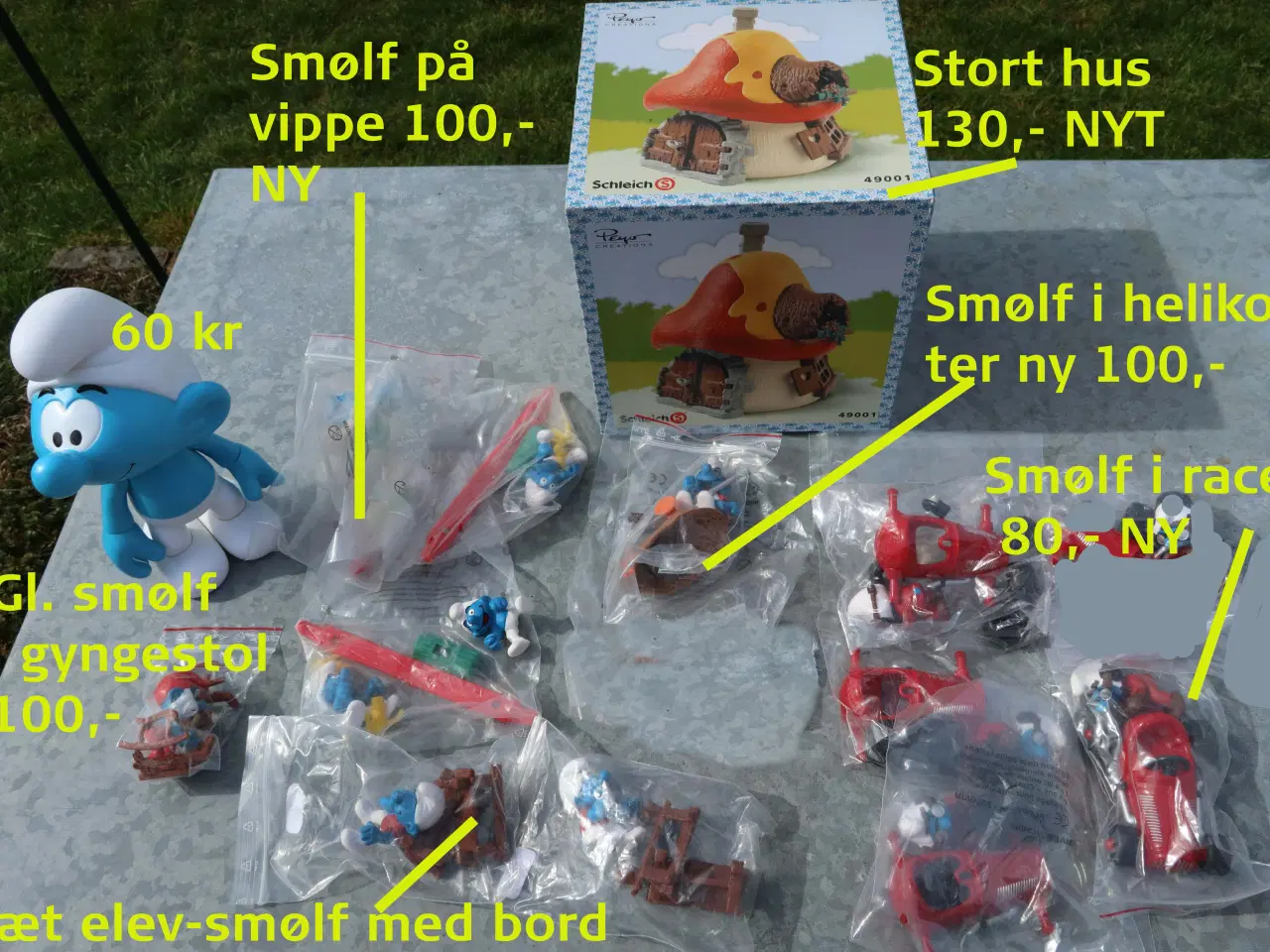 Billede 3 - Smølfer og supersmølfer - som ny