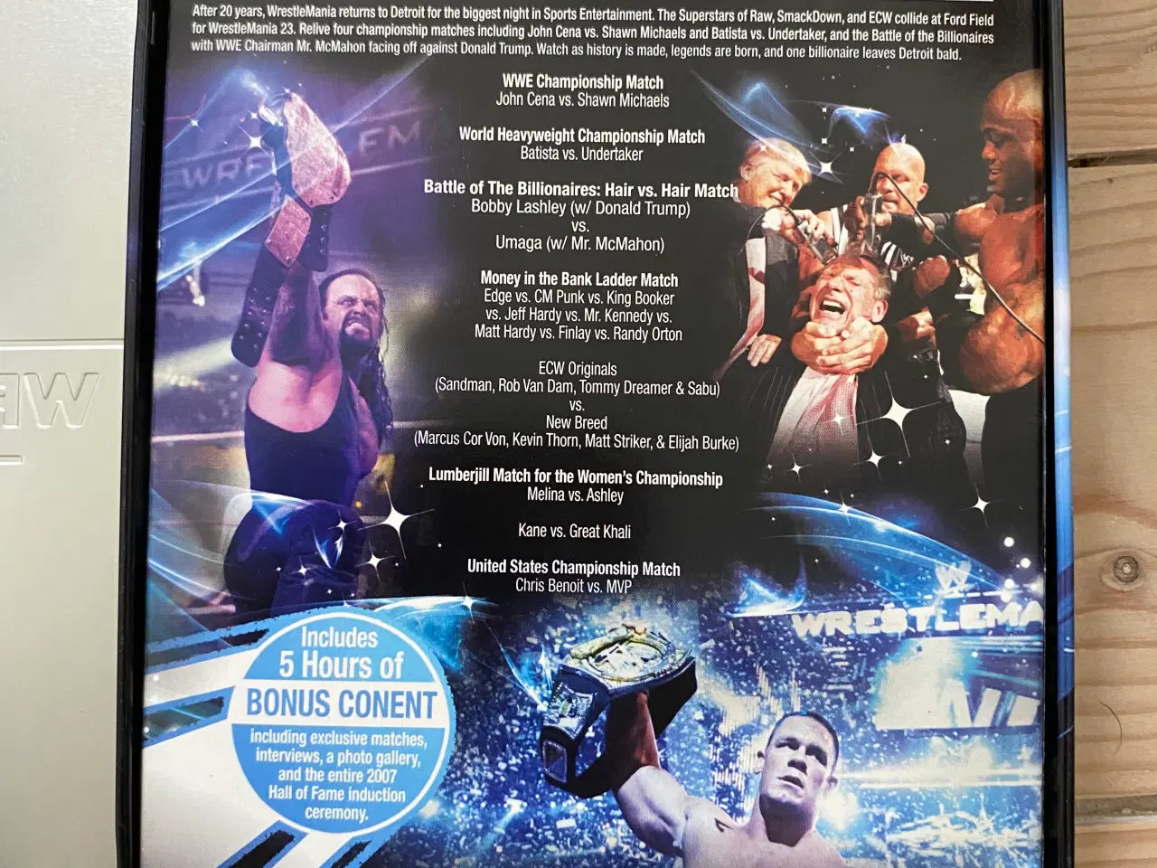 Billede 3 - Wrestlemania 23. Æske med dvd’er