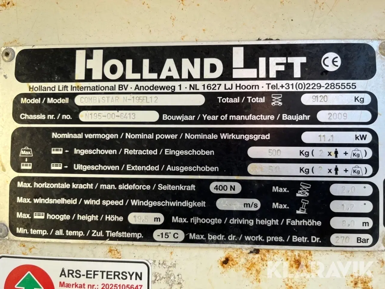 Billede 7 - Sakselift Holland Combistar N-195EL12