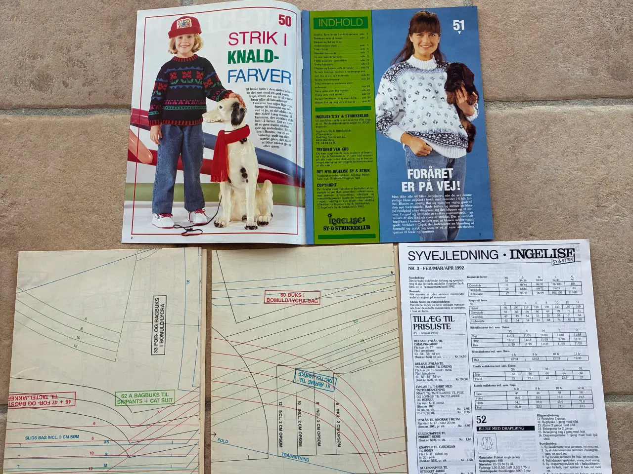 Billede 3 - Ingelise sy & strik blad 1992