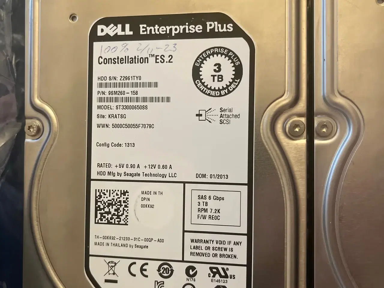 Billede 4 - 3 TB SAS Harddisk