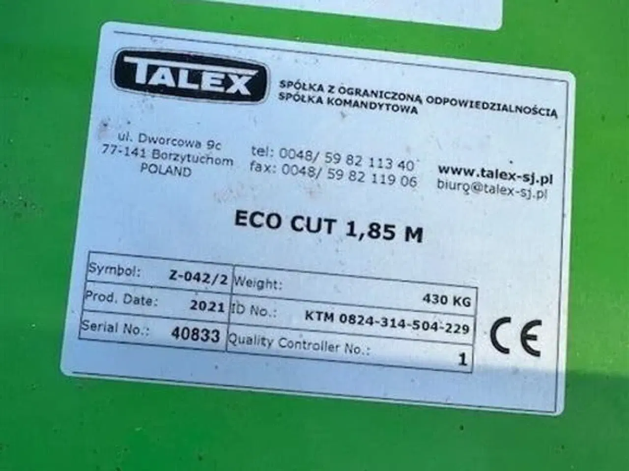 Billede 5 - Talex ECO CUT 1,85