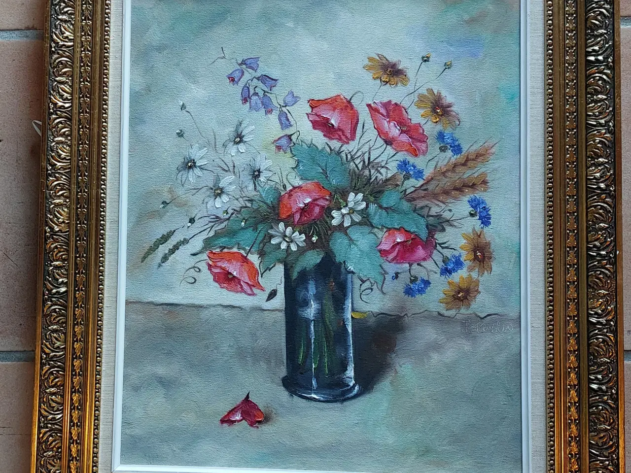 Billede 2 - HARRIET HANSEN ( 1920 - 1987 ) - oliemaleri