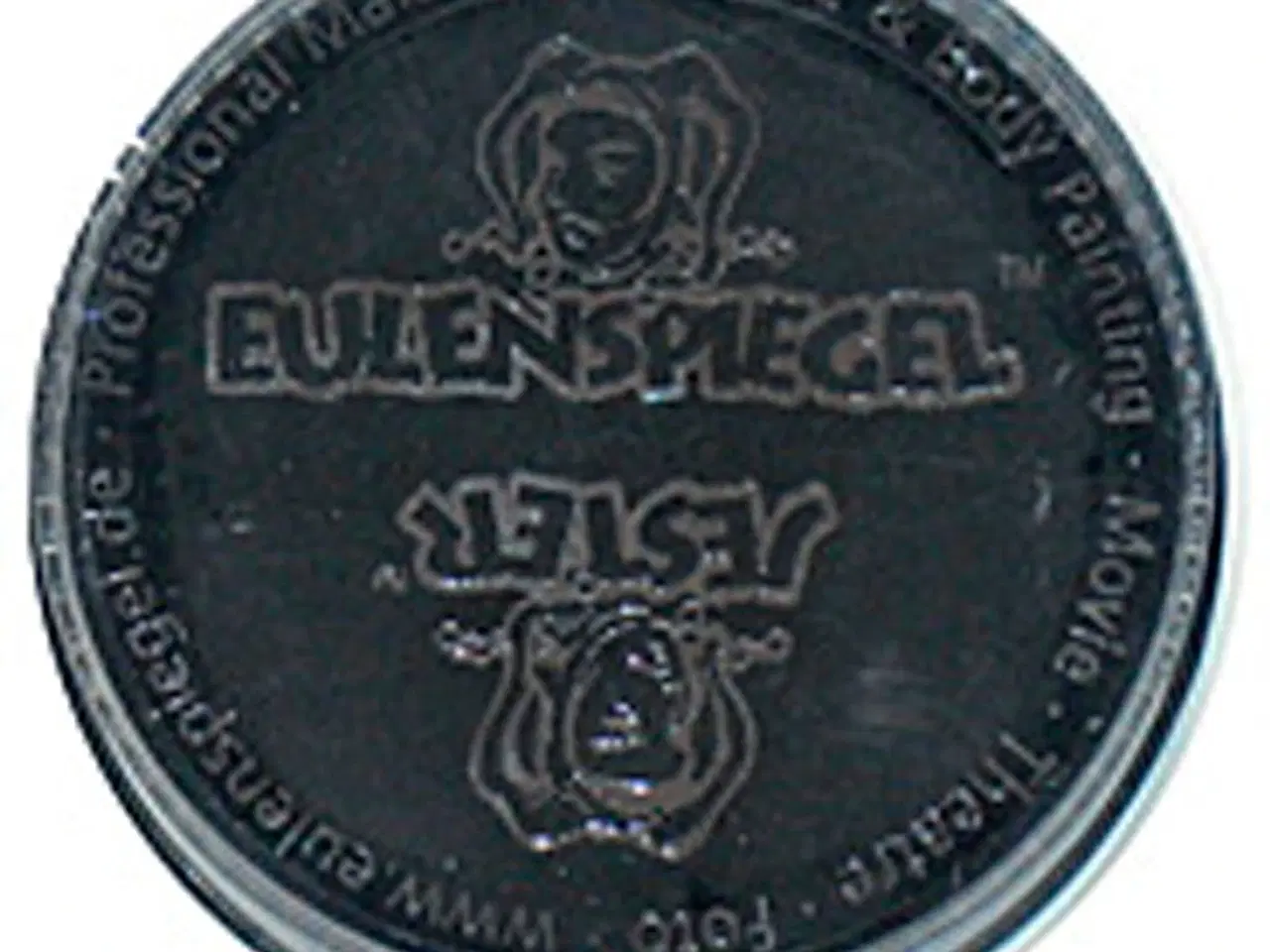 Billede 1 - Eulenspiegel Sort Ansigtsmaling 20ml - Vandtæt og Let