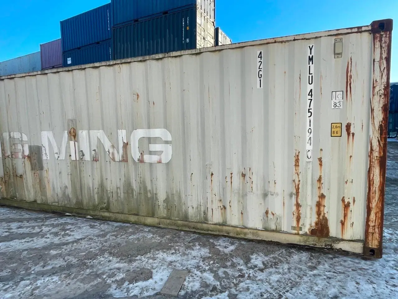 Billede 7 - 40 fods Container- ID: YMLU 475194-0 -Hvidovre 