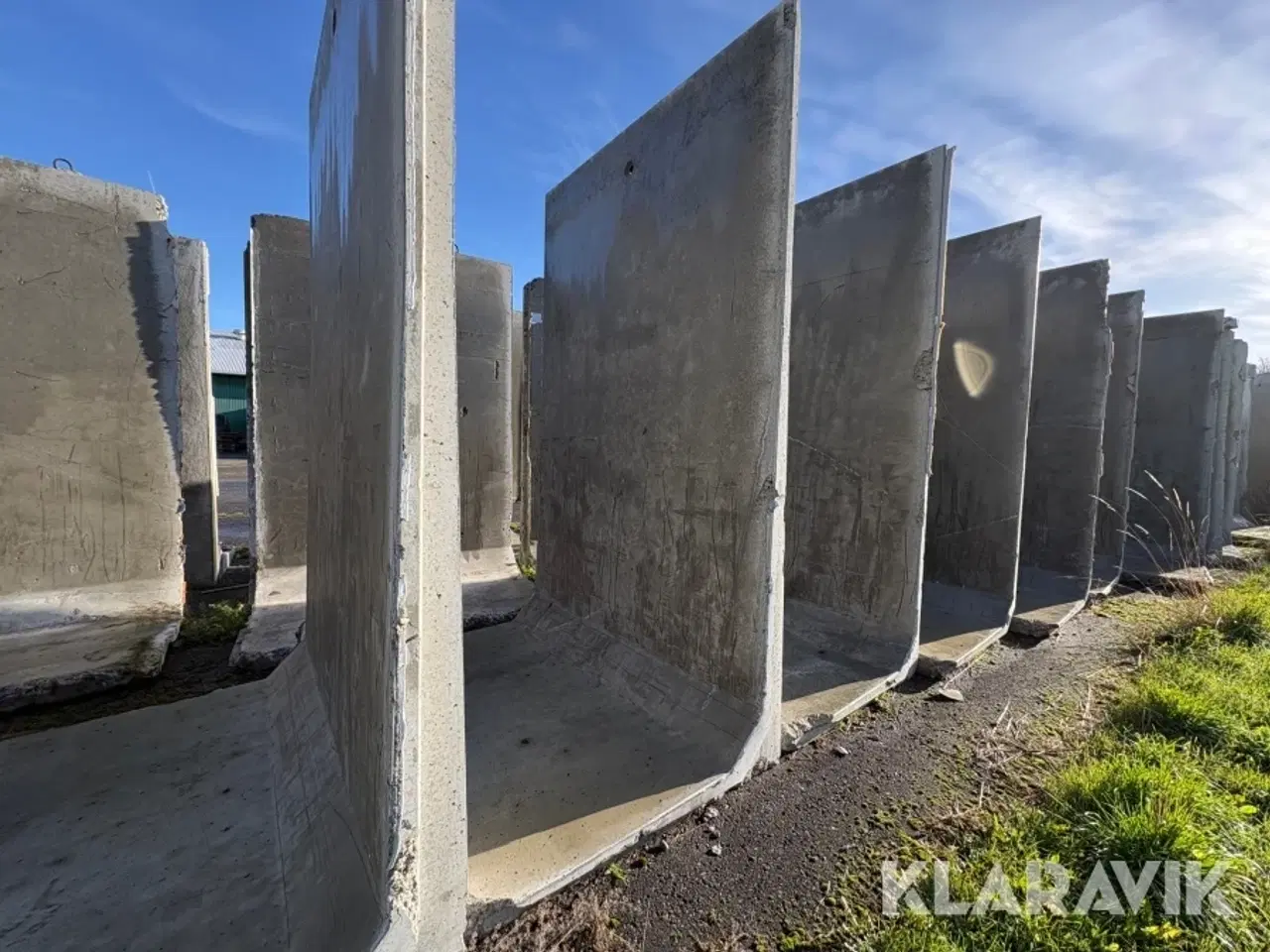 Billede 6 - Beton skillevægge fra kornlager anslået 81 styk.