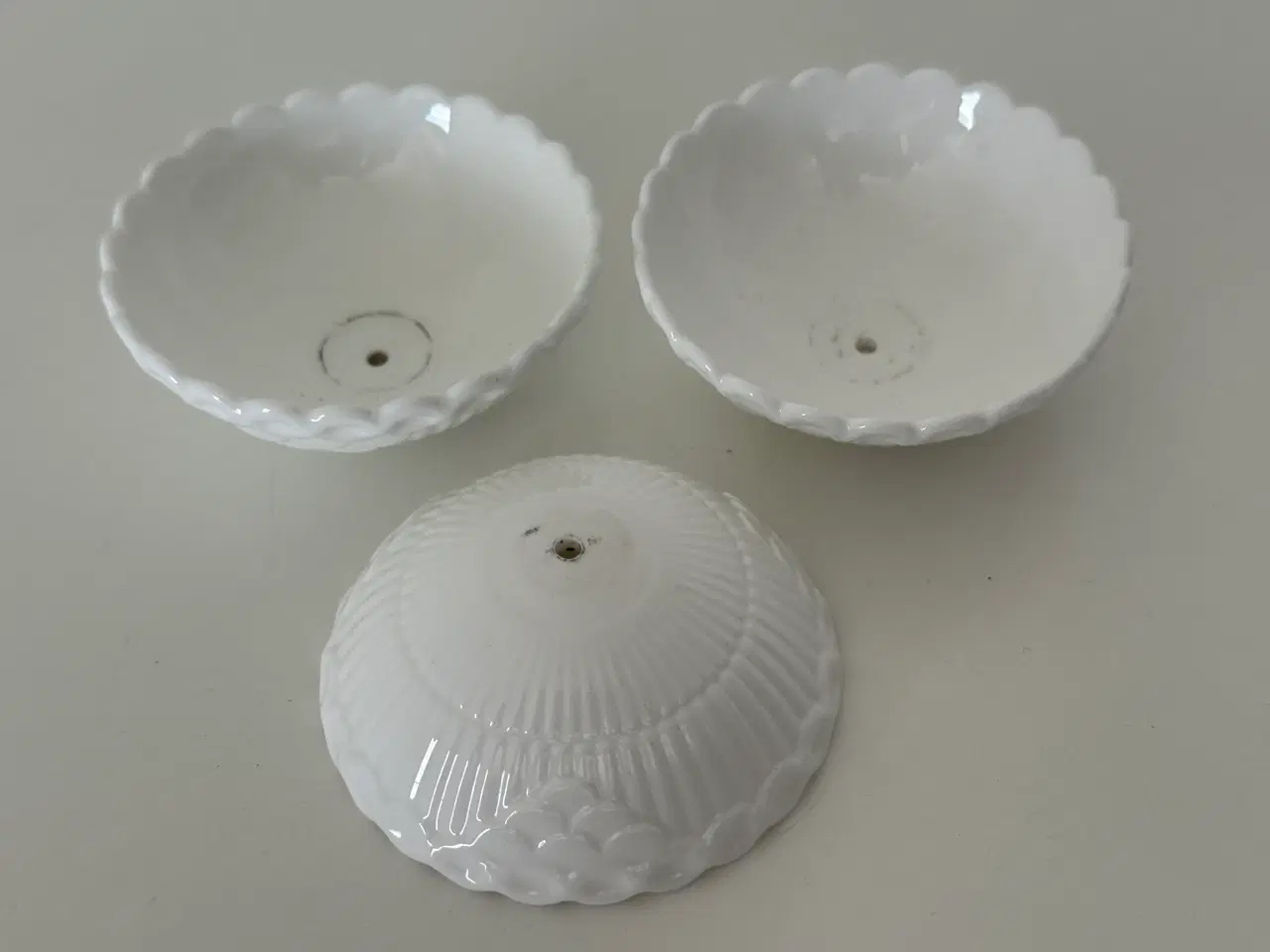 Billede 7 - Royal Copenhagen porcelænsskåle til adventsstage.