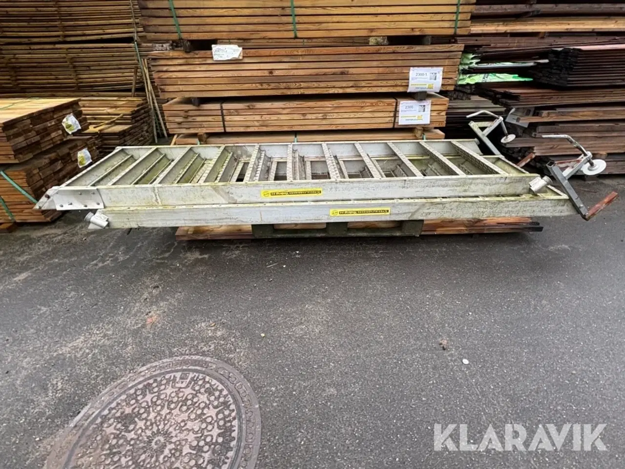 Billede 2 - Stillads trapper Special Fabrikken Vinderup Rustfri 2 styk