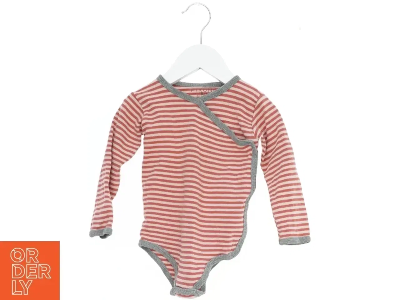 Billede 1 - Stribet langærmet bodystocking fra Fixoni (str. 86)