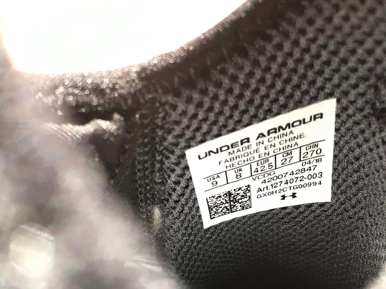 Billede 1 - Joggingsko Ubrugte fra Under Armour 36,5