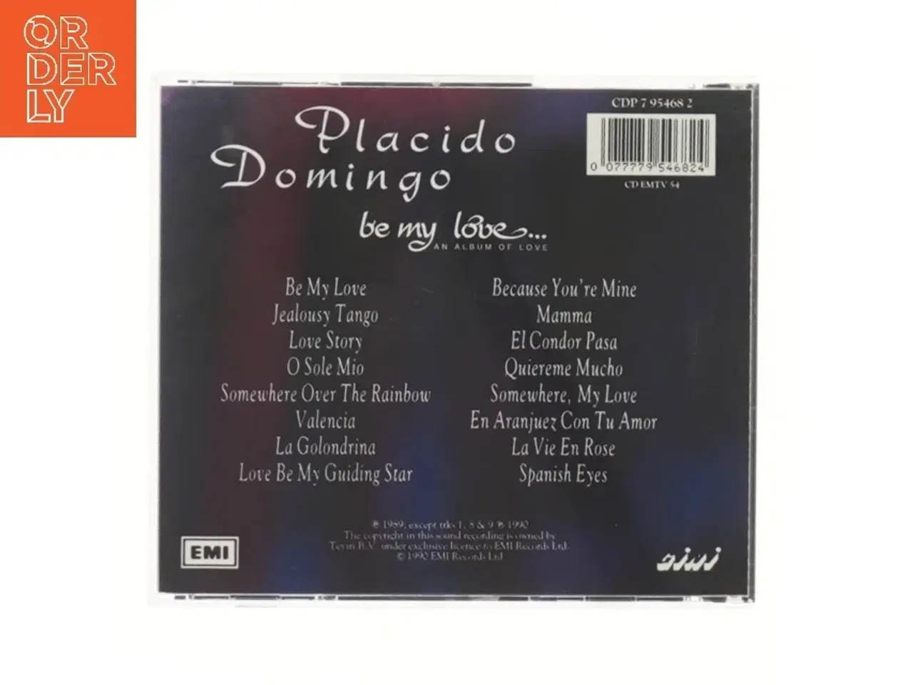 Billede 4 - Placido Domingo - Be My Love CD fra EMI