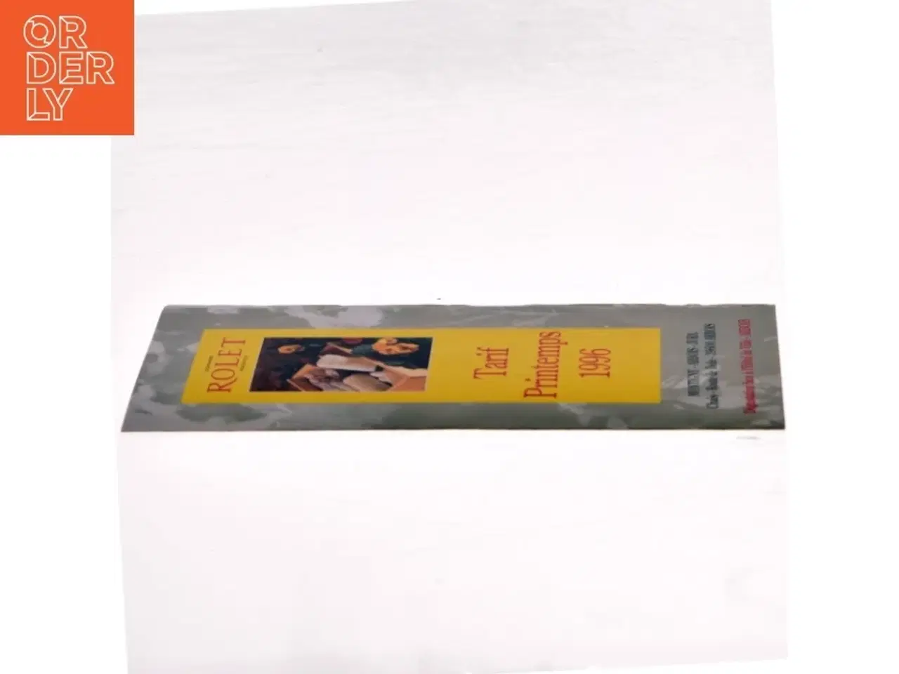 Billede 3 - Tarif Printemps 1996 (Bog)