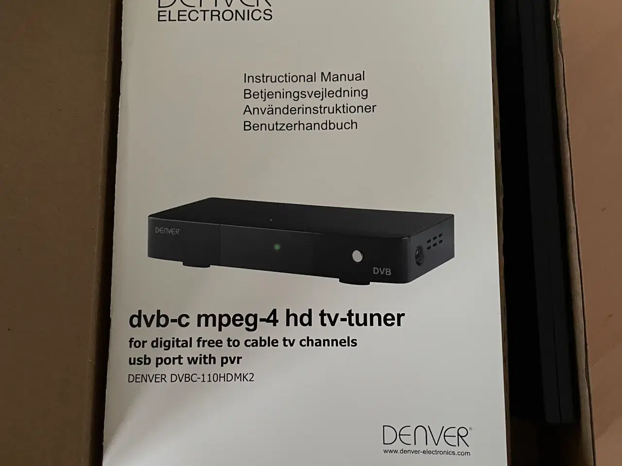 Billede 4 - Denver DVB TV-tuner