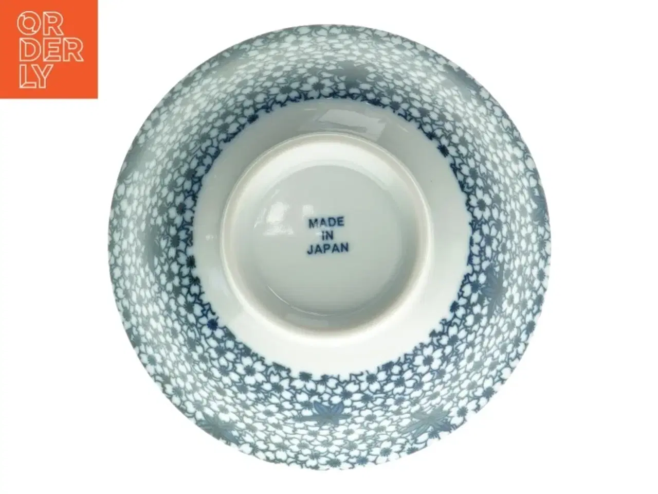 Billede 2 - Japanske ris skåle med blåt mønster (str. Ø 15 cm)