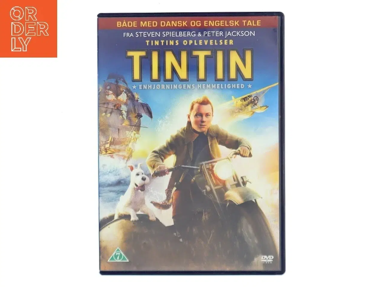 Billede 1 - Tintin - Enhjørningens Hemmelighed med Skræddersyet stemmeværk (DVD)