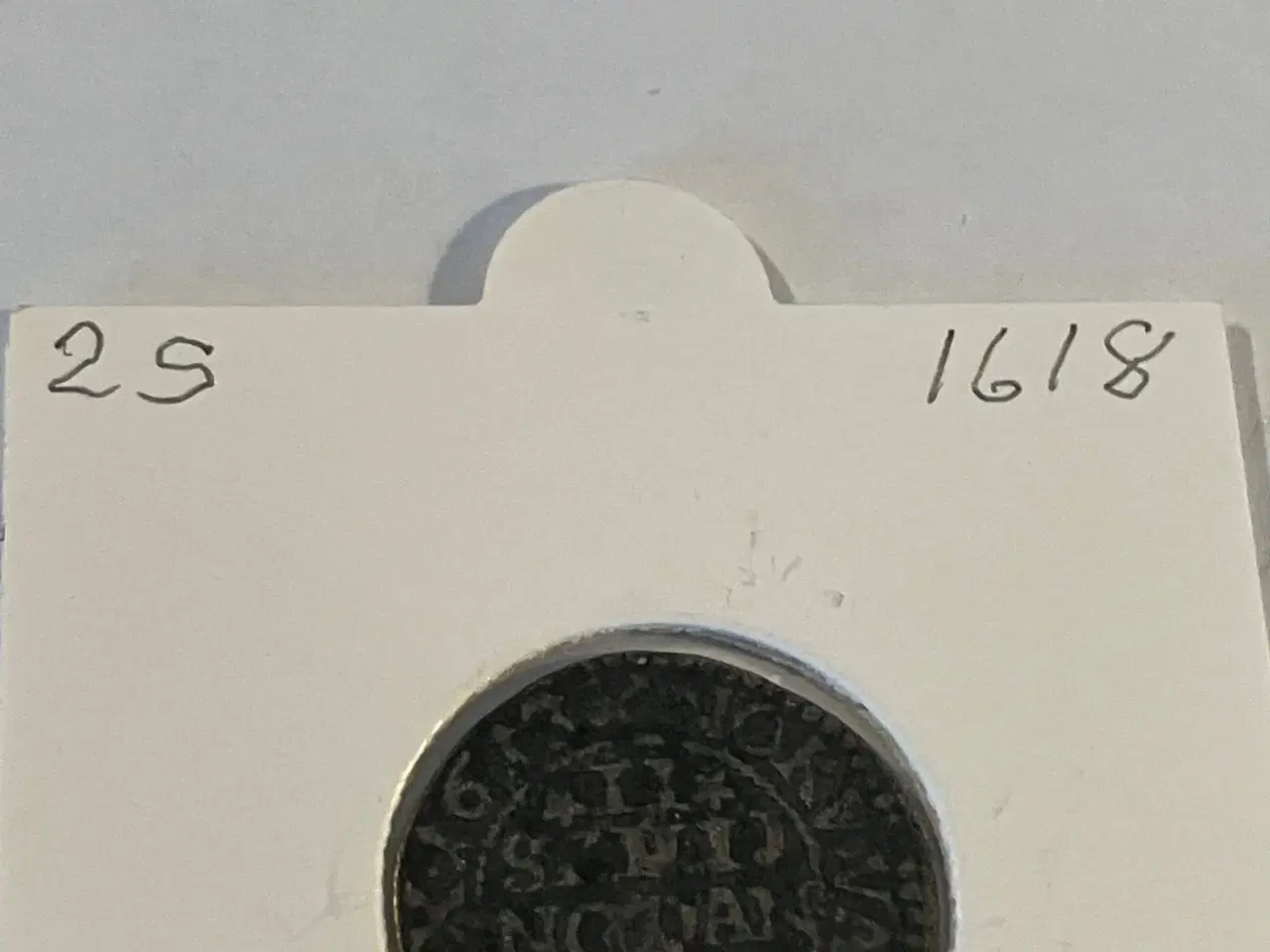 Billede 1 - 2 Skilling 1618 Danmark - Slidt