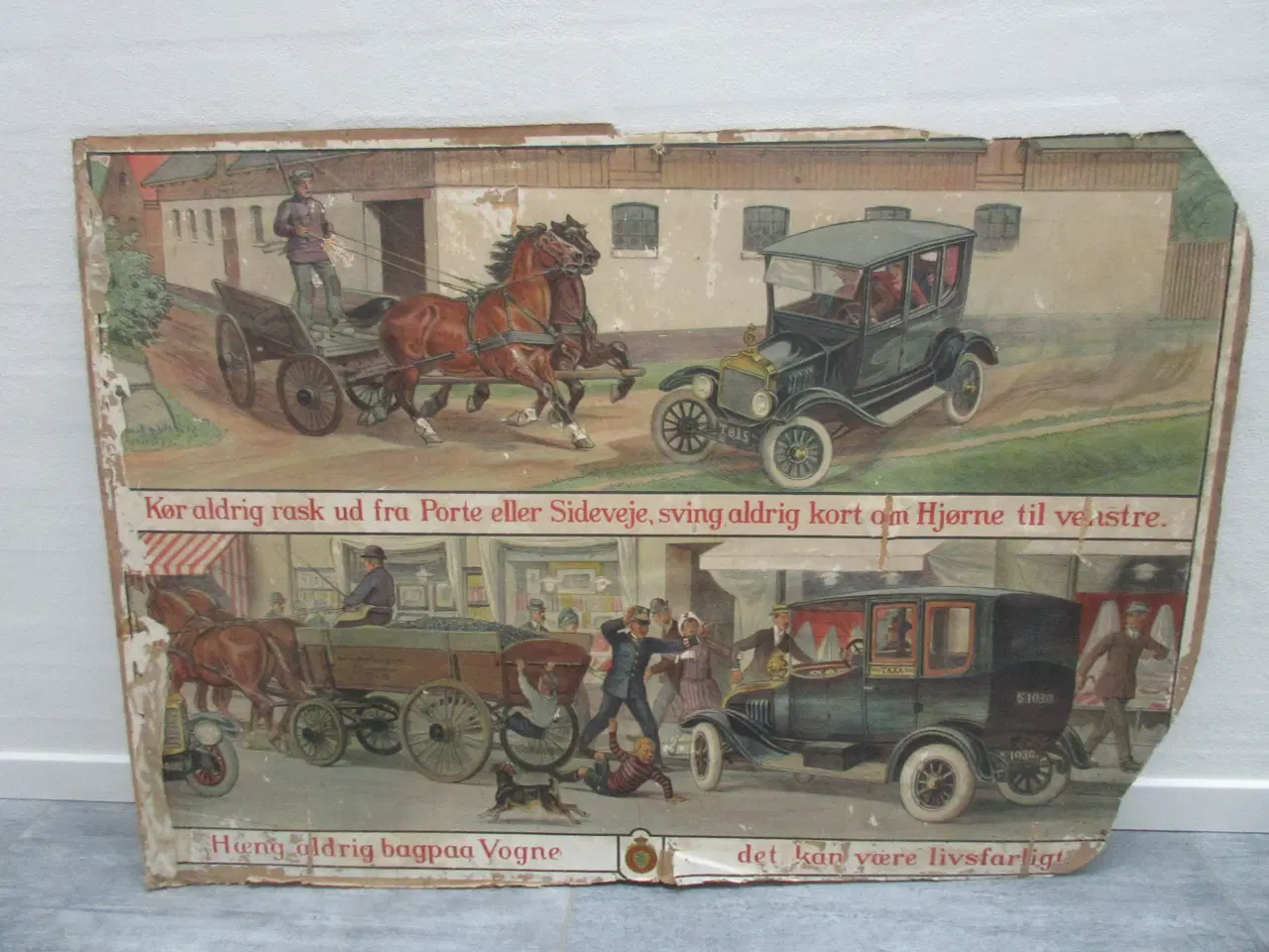 Billede 3 - Skoleplanche med trafikvejledning