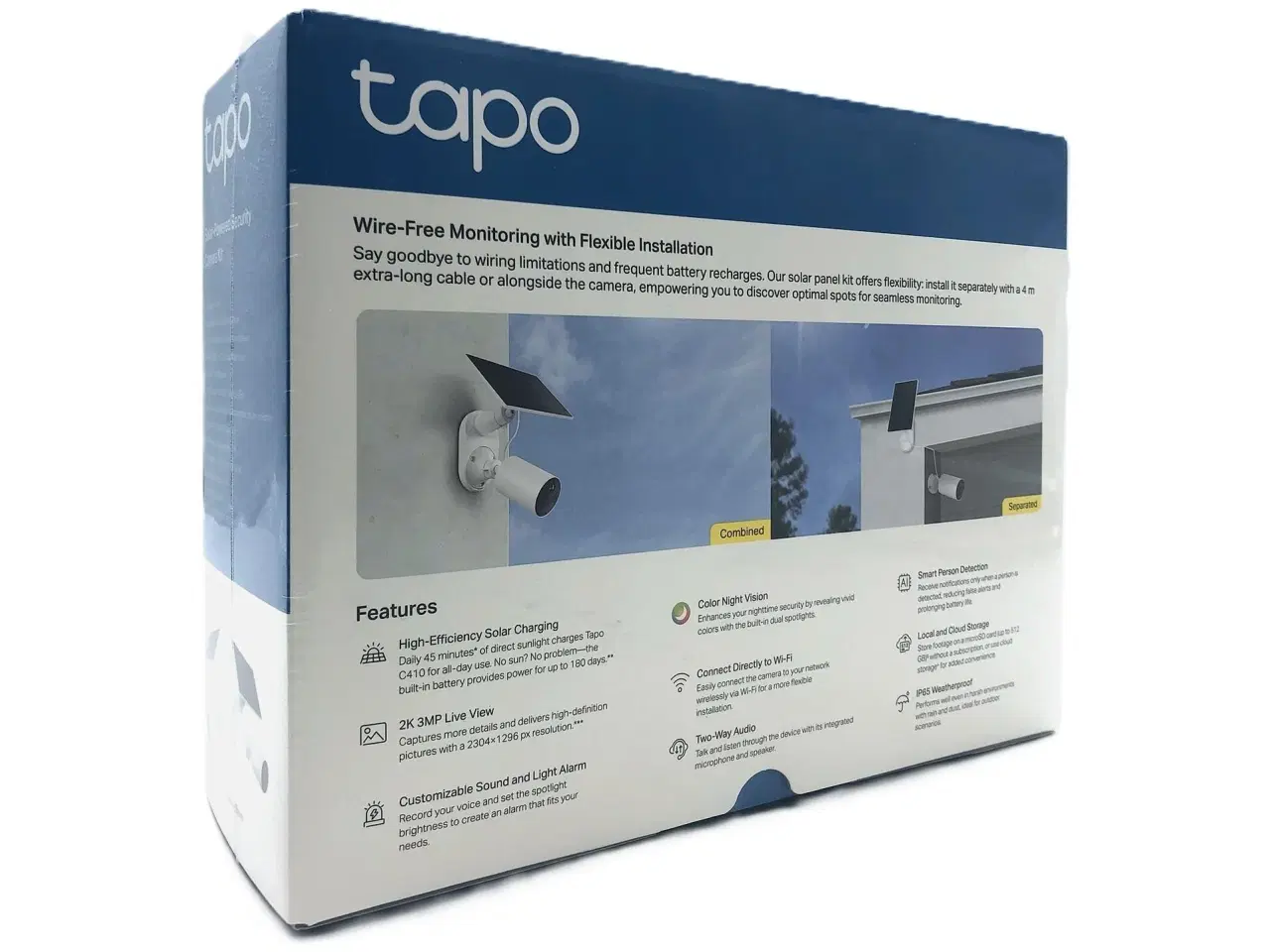 Billede 2 - Overvågningskamera med solpanel TP-Link Tapo C410 KIT V1 - 2K 3 MP Wi?Fi