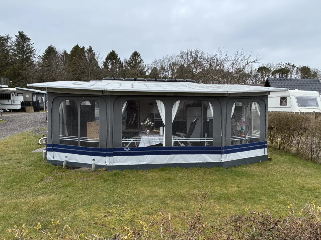 Billede 1 - Står på Hedebo strand camping 