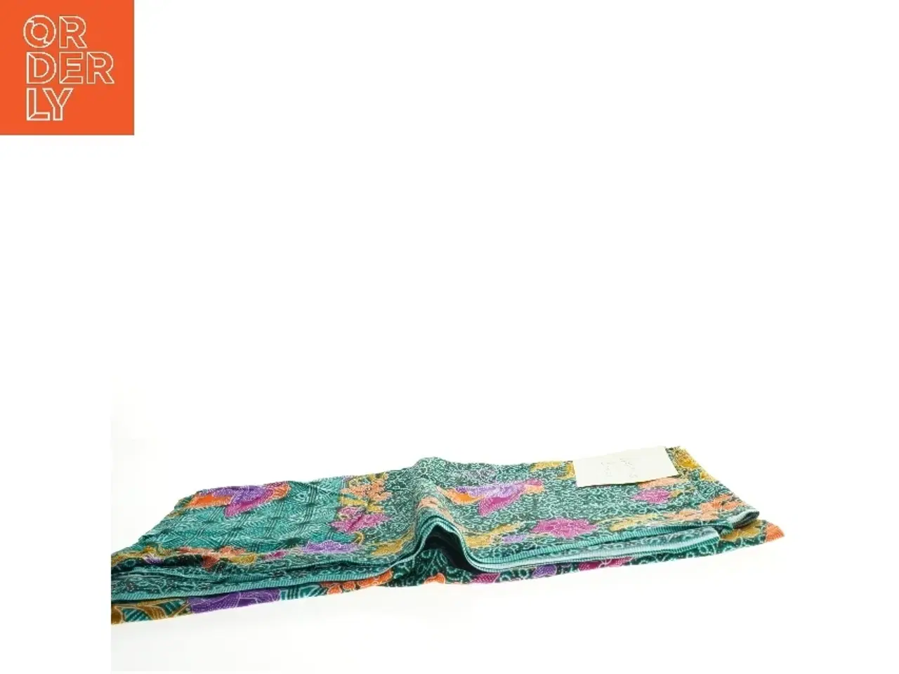 Billede 2 - Farverigt mønstret bomuldsstof (str. 165 x 100 cm)