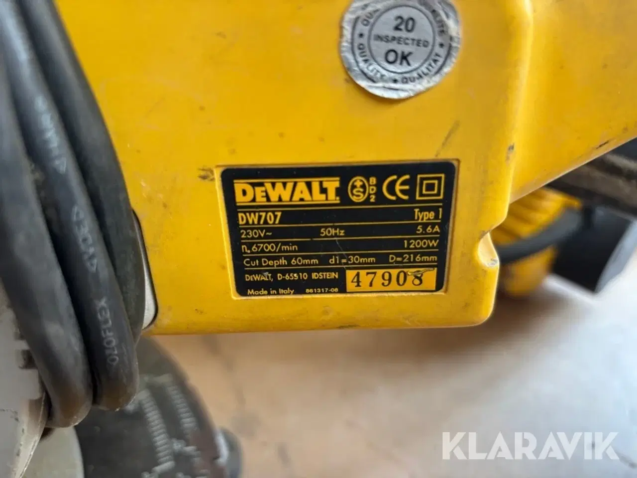 Billede 11 - Bordrundsav + kapsav Dewalt DW742 + DW707