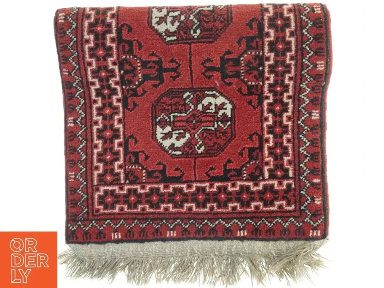 Billede 2 - Rødt orientalsk tæppe (str. 103 x 52 cm)