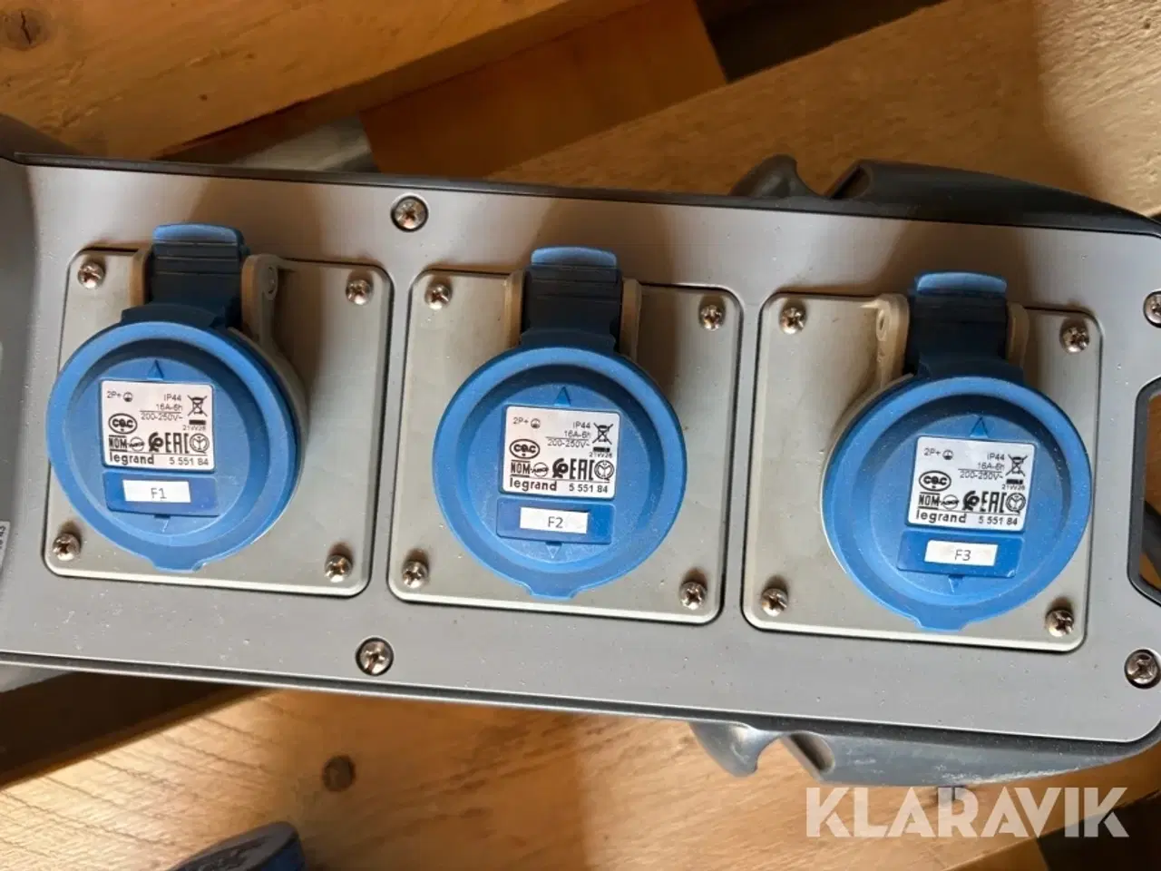 Billede 5 - Transportabel byggestrømstavle og strømfordeler Legrand