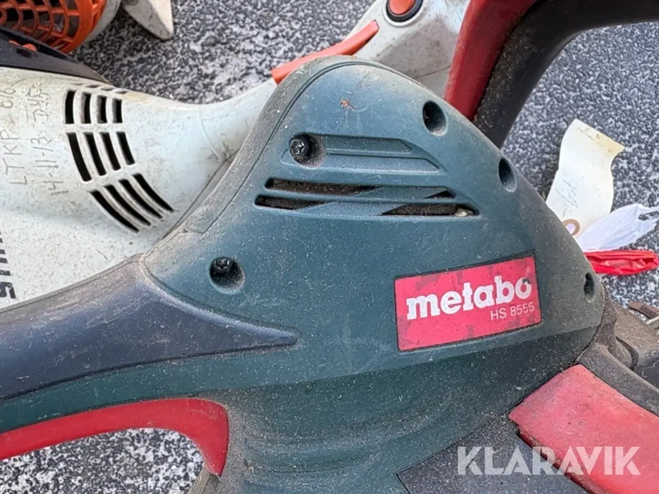 Billede 8 - Løvblæser, hækkeklipper og græstrimmer STIHL,metabo