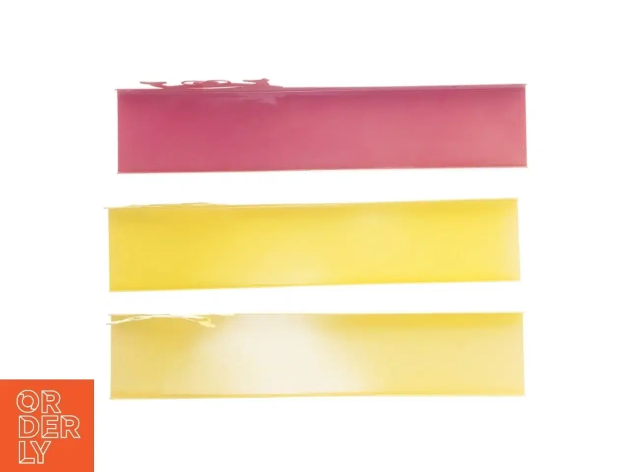 Billede 2 - Farverige dekorative hylder (str. 45 cm. 3 styk)