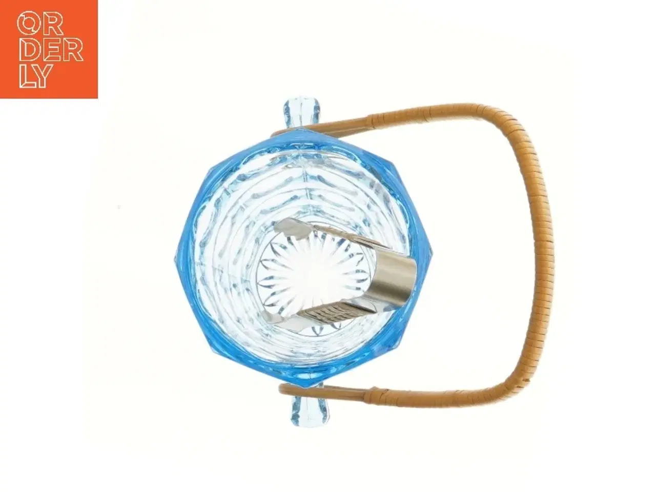 Billede 2 - Holmegaard Is-spand med tang (str. Ø 12x15 cm)