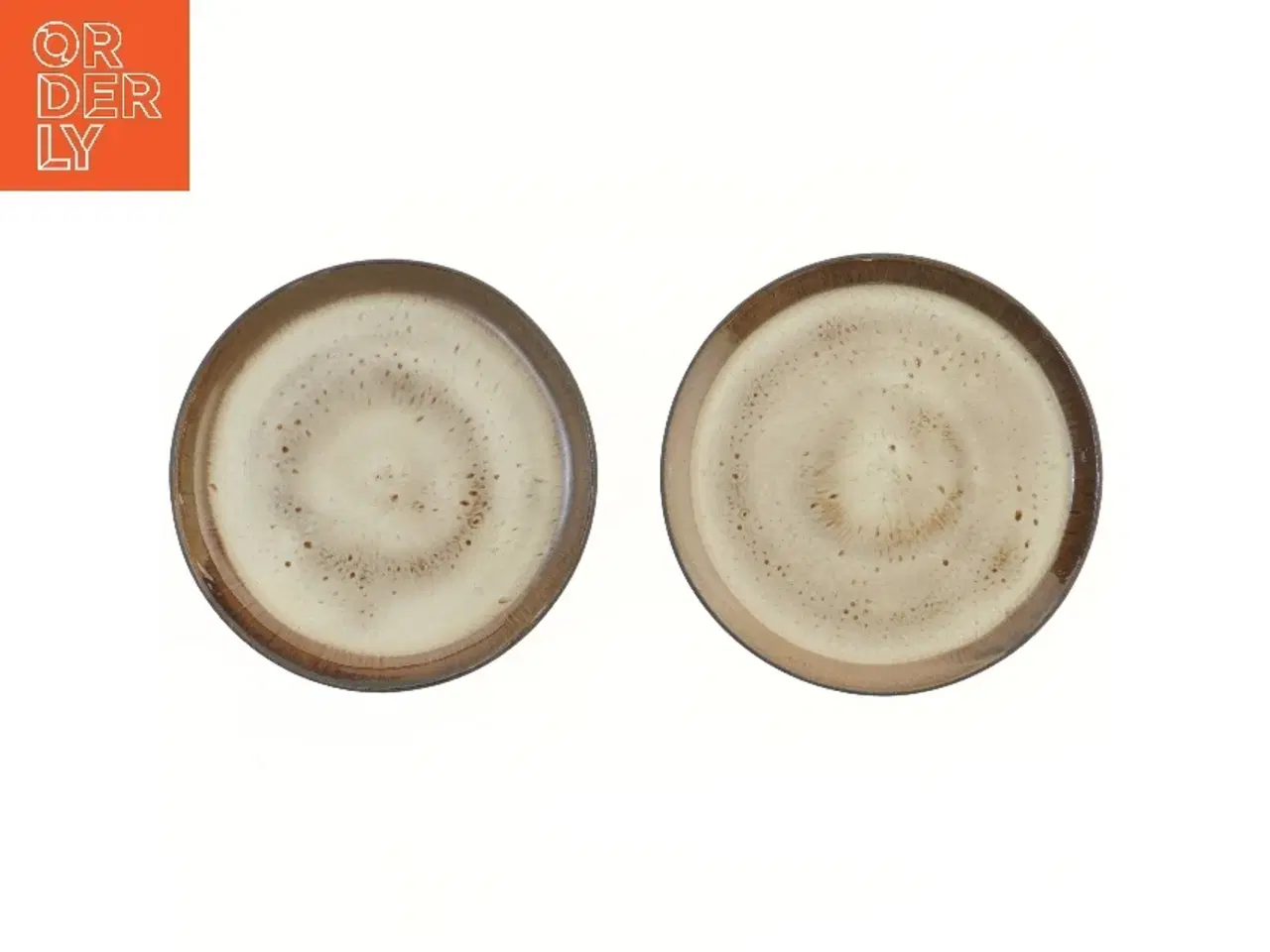 Billede 1 - Runde keramiktallerkener (str. 2 styk, ø 22 cm)