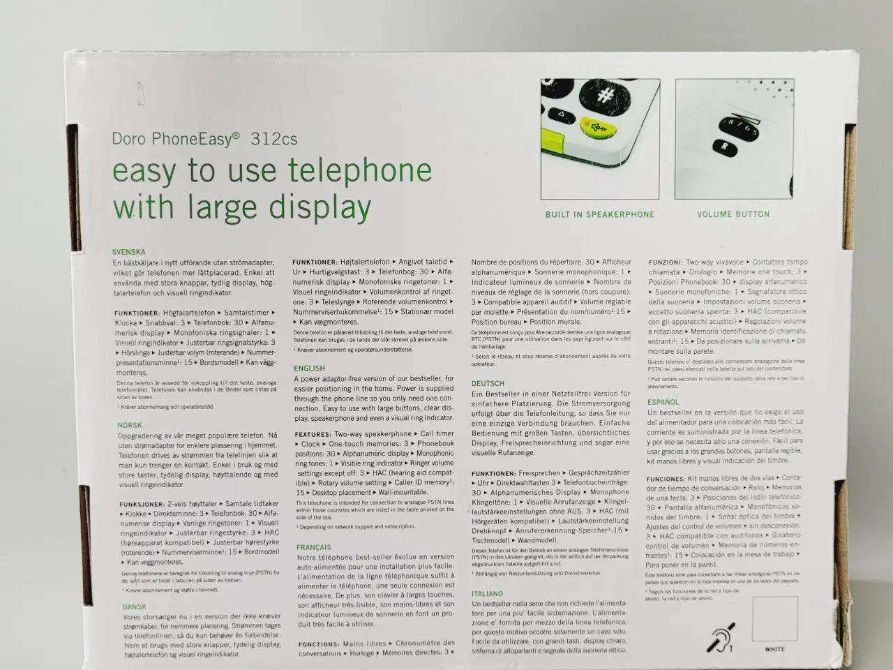 Billede 10 - ⭐️· Doro PhoneEasy 312cs - Seniorer