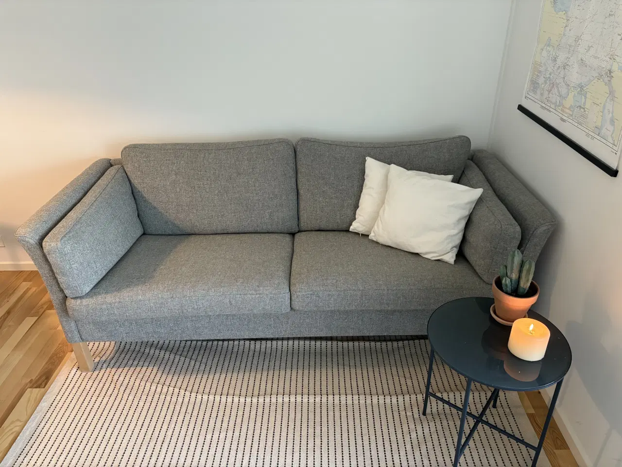 Billede 3 - Sofa grå uld