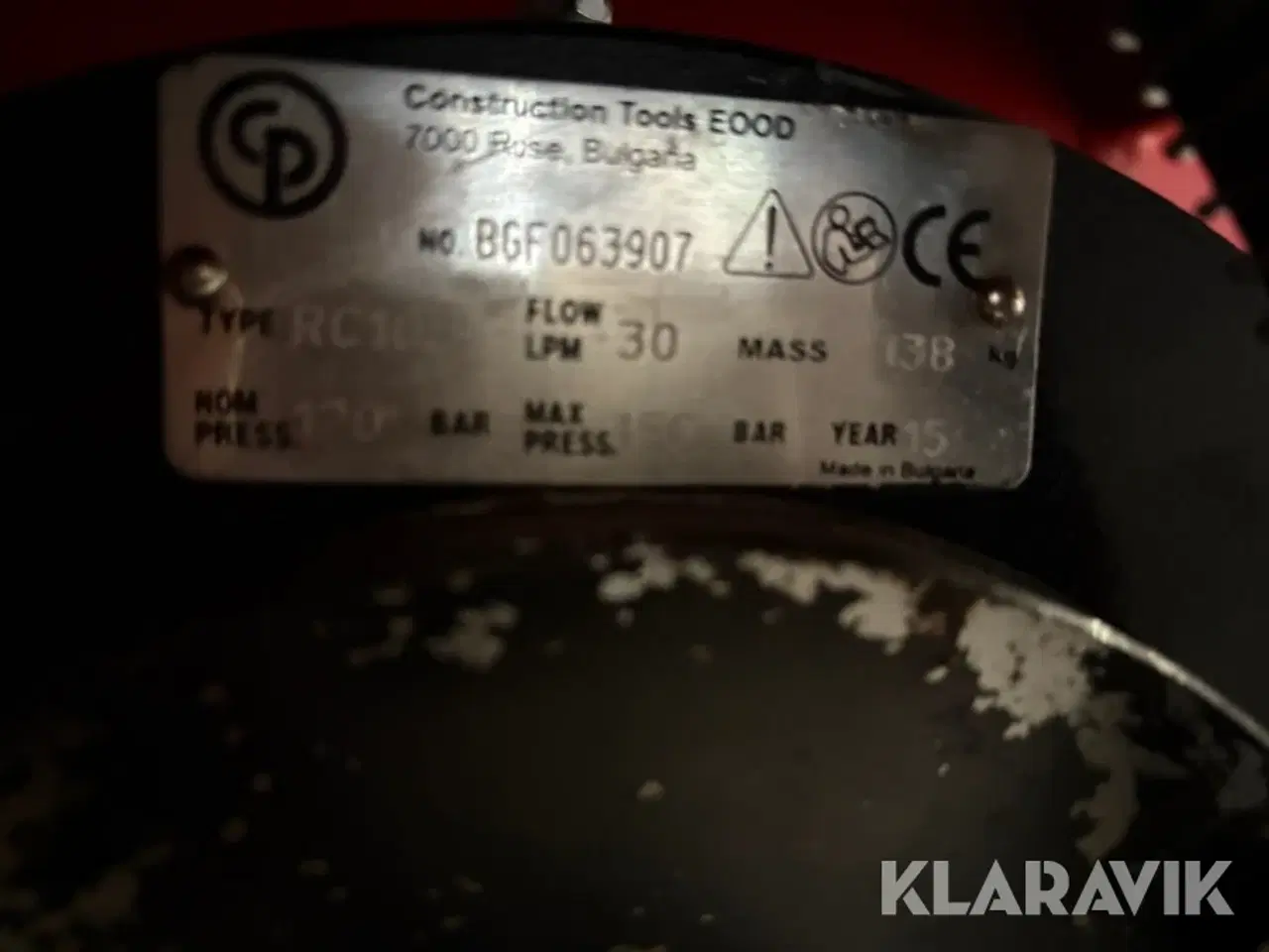 Billede 9 - Pladevibrator CP RC10 med S40 fæste