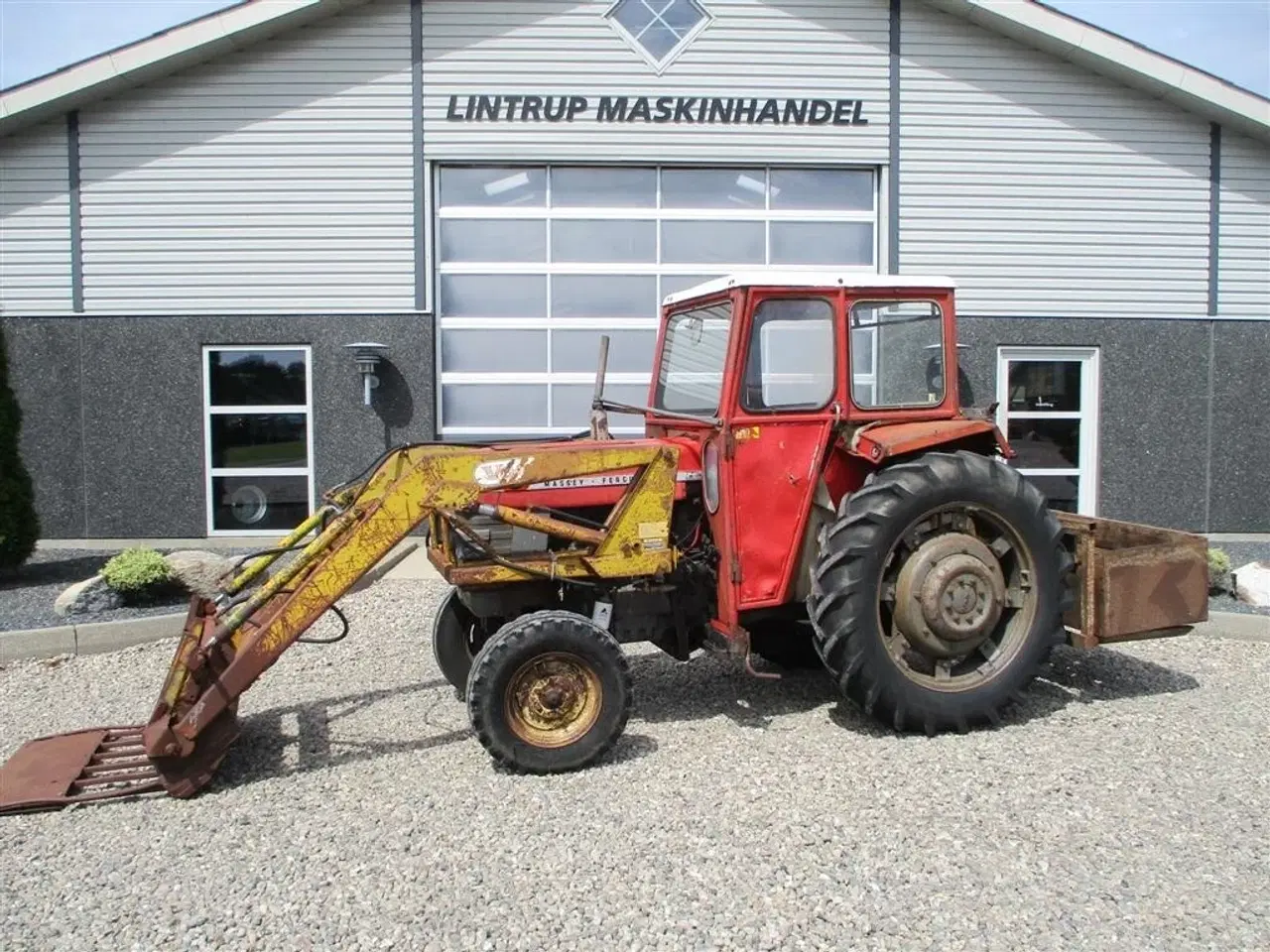 Billede 1 - Massey Ferguson 165 Med Veto 900 fuldhydraulisk læsser med greb