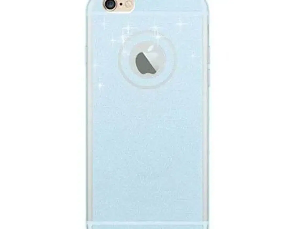 Billede 2 - Lyseblå glimmer cover til iPhone 5 5s SE 6 el 6s