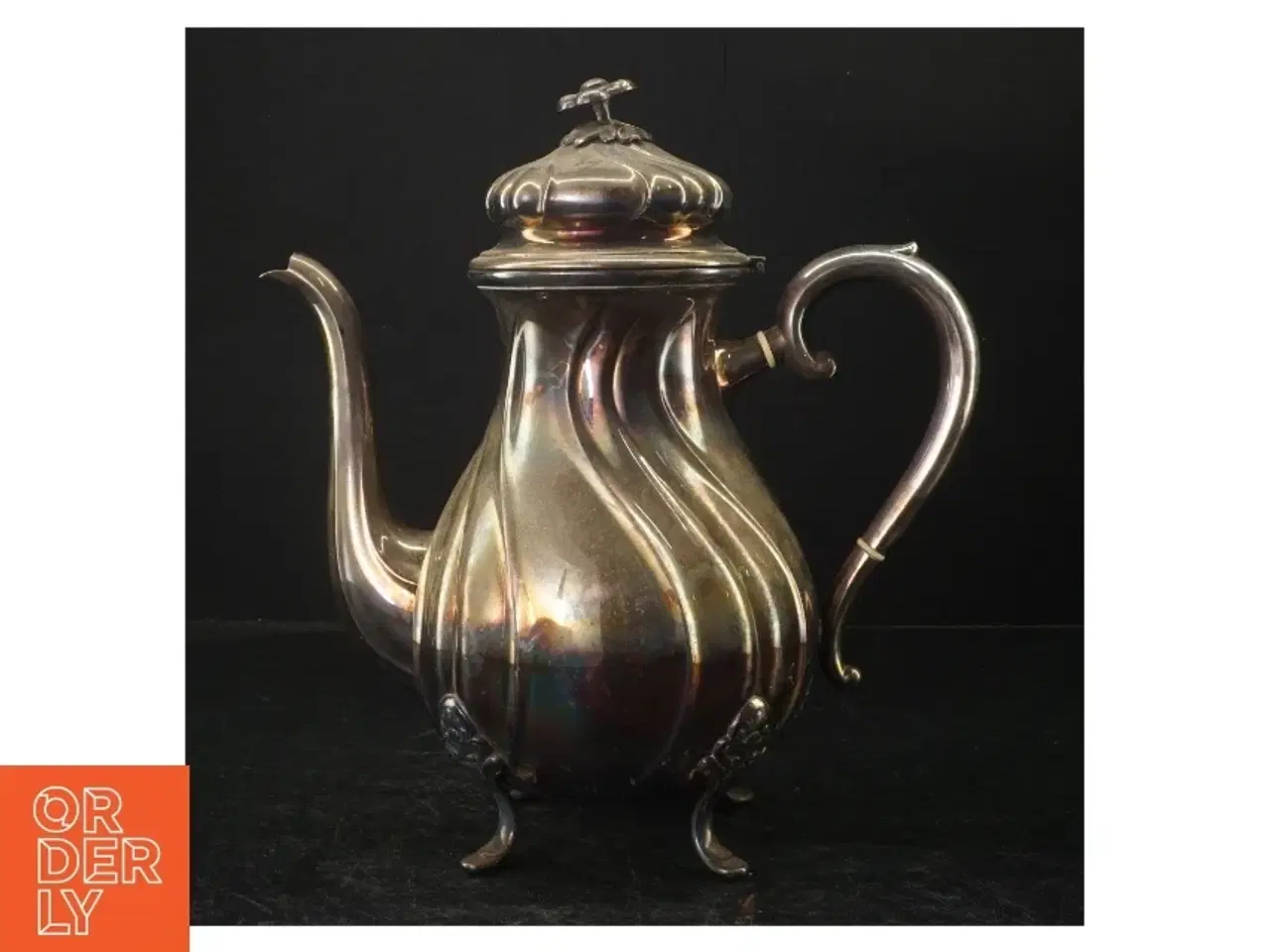 Billede 1 - Vintage tekande i metal (str. 25 cm)