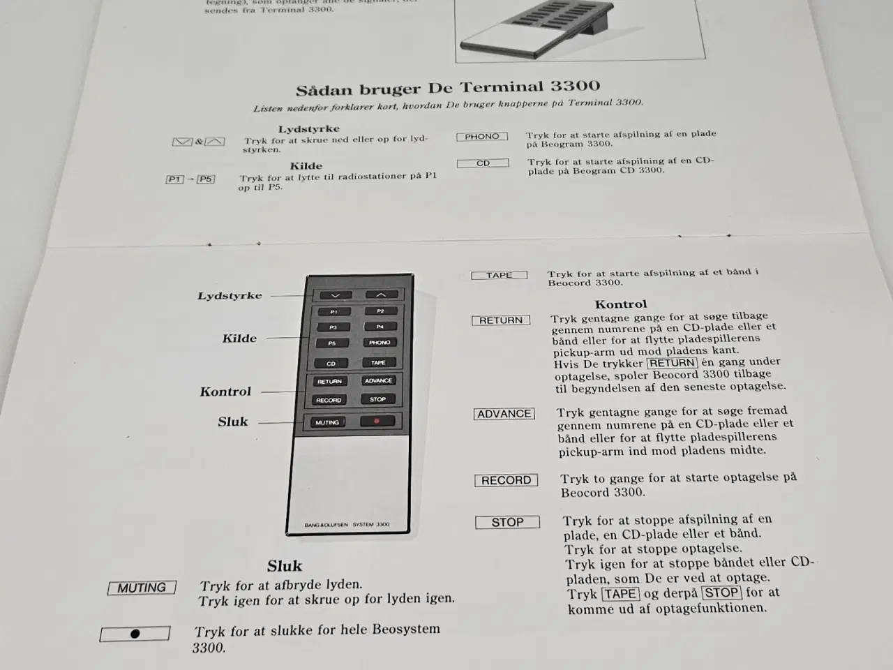 Billede 2 - B&o Terminal 3300
