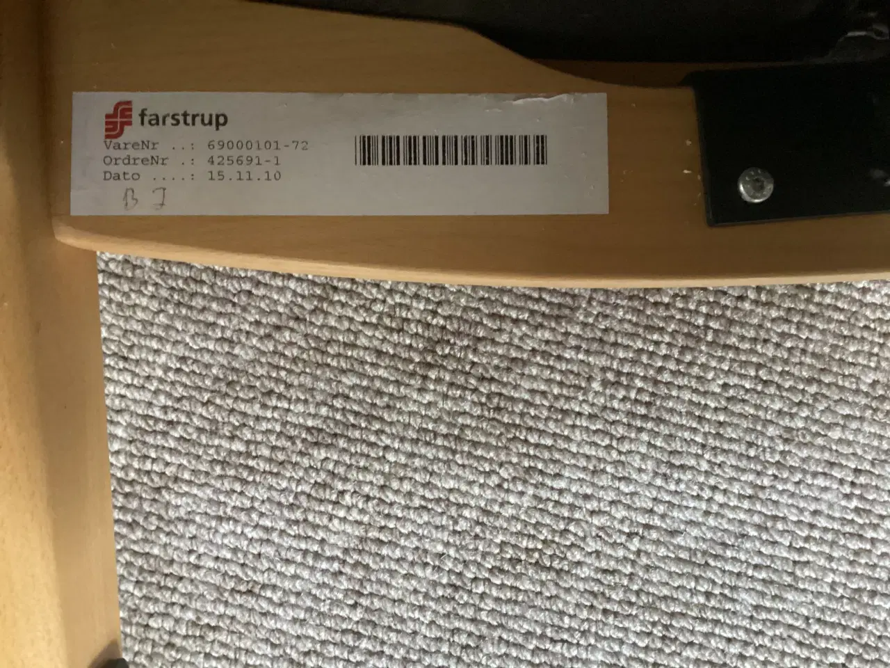 Billede 7 - Stol fra Farstrup 2500 kr