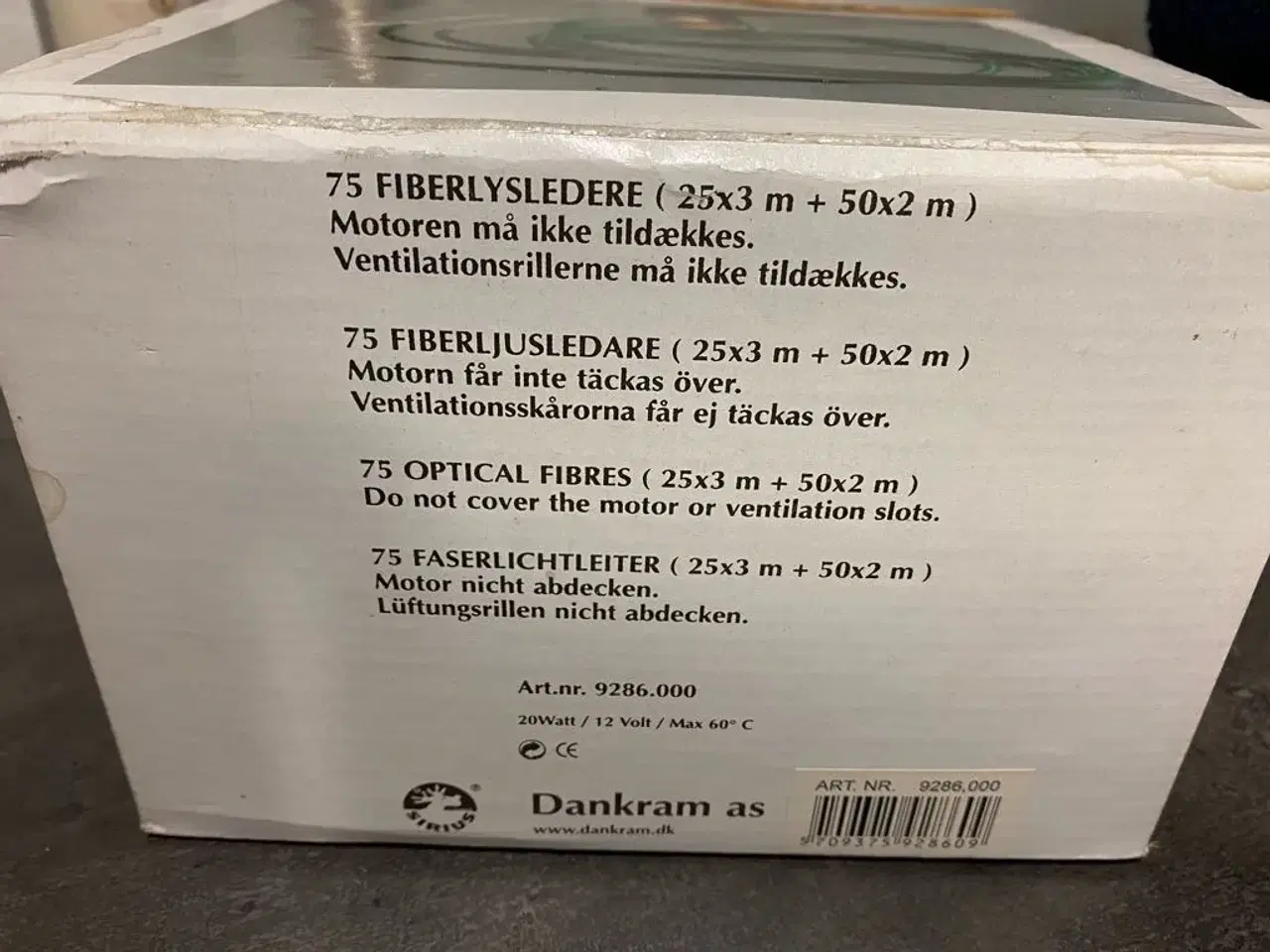 Billede 3 - Fiberoptisk lys (lysleder)