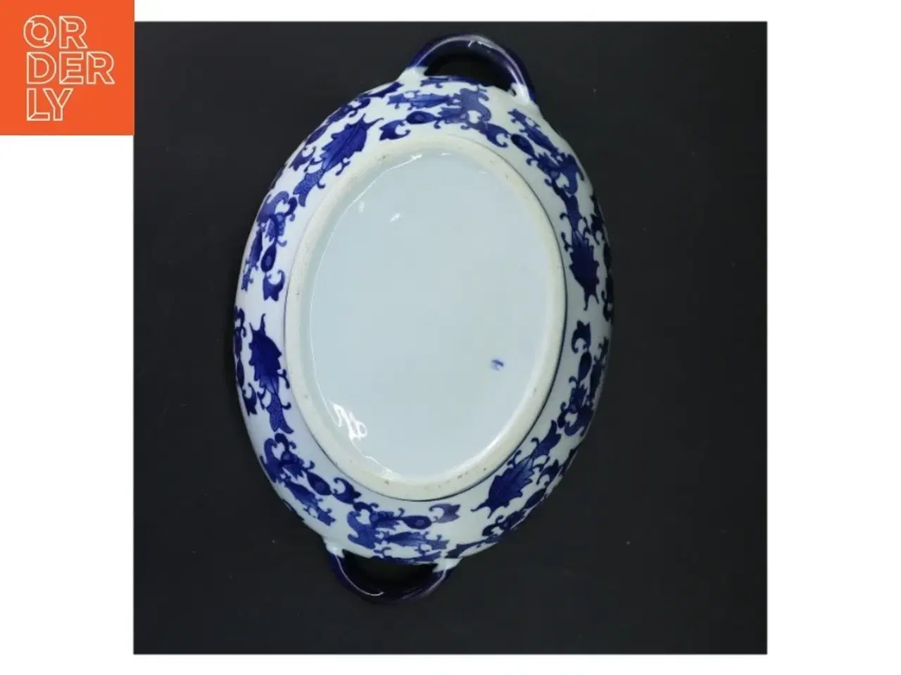 Billede 3 - Porcelæns serveringsskål med låg (str. 31x20 cm)