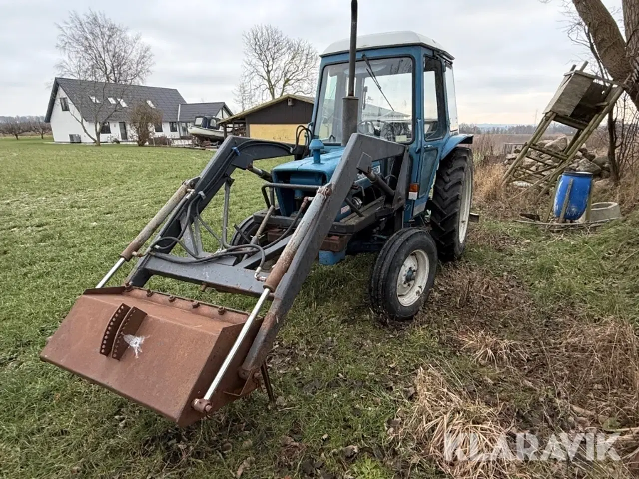 Billede 1 - Veterantraktor Ford 4100 med frontlift