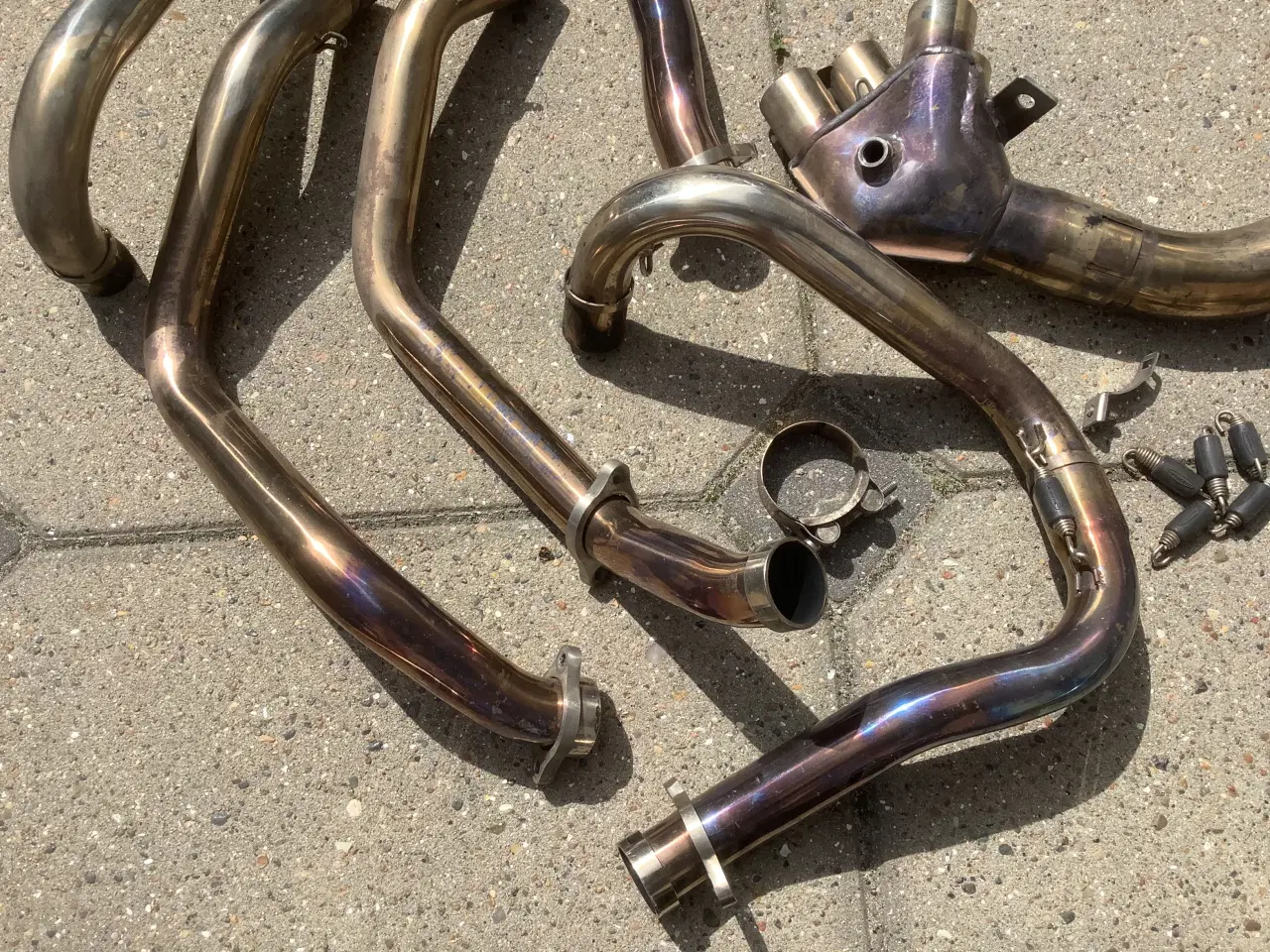 Billede 4 - Honda VFR 800 rc79 Delkevic udstødning komplet.
