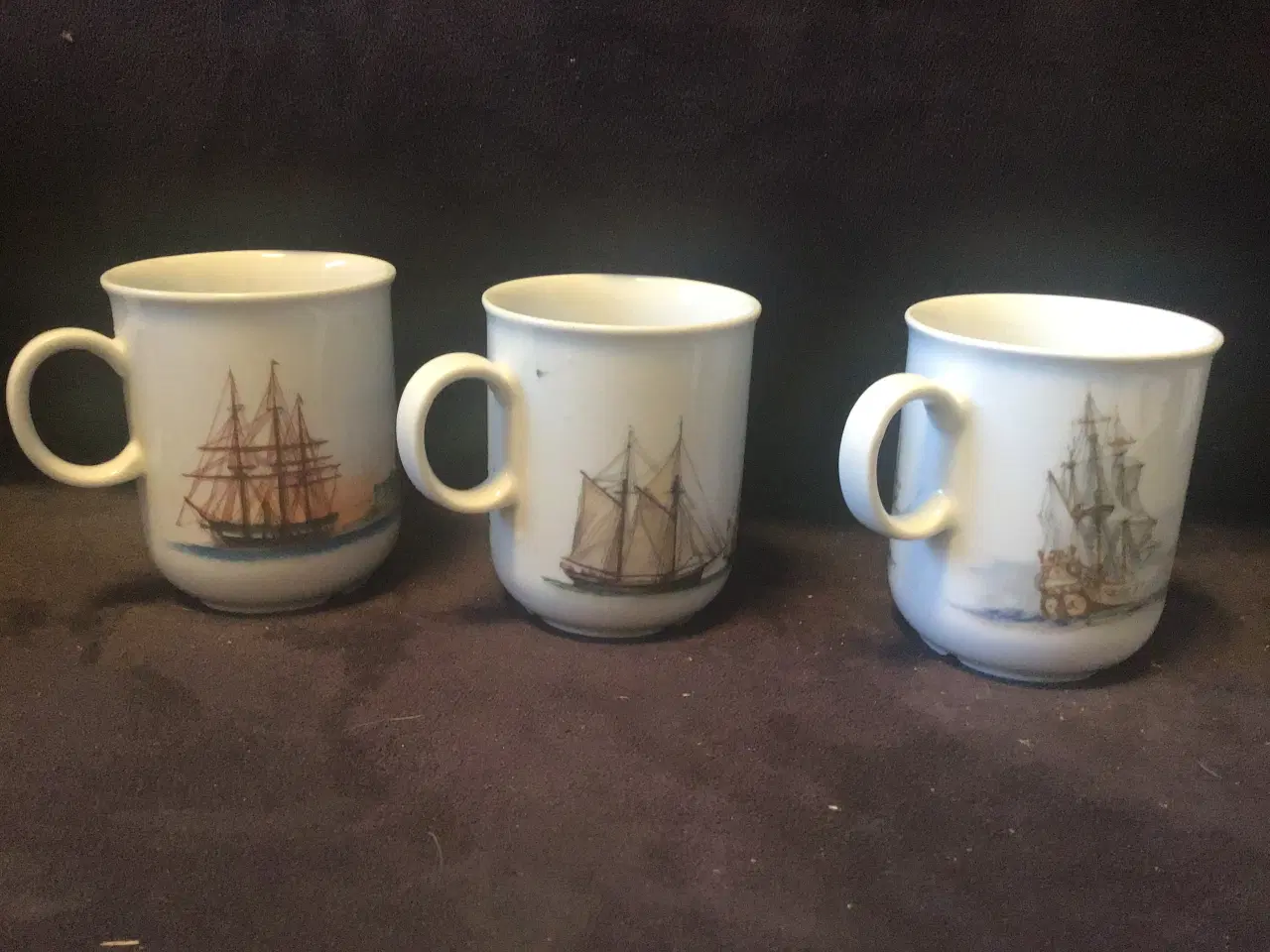Billede 1 - Mads stage krus med skibsmotiv