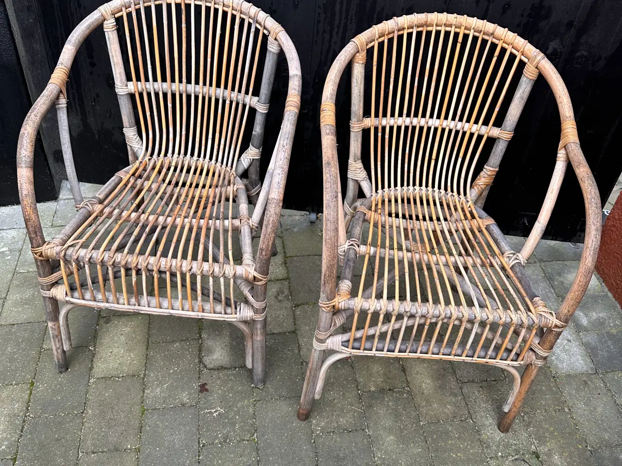 Billede 1 - Bambus stole - kurve stole