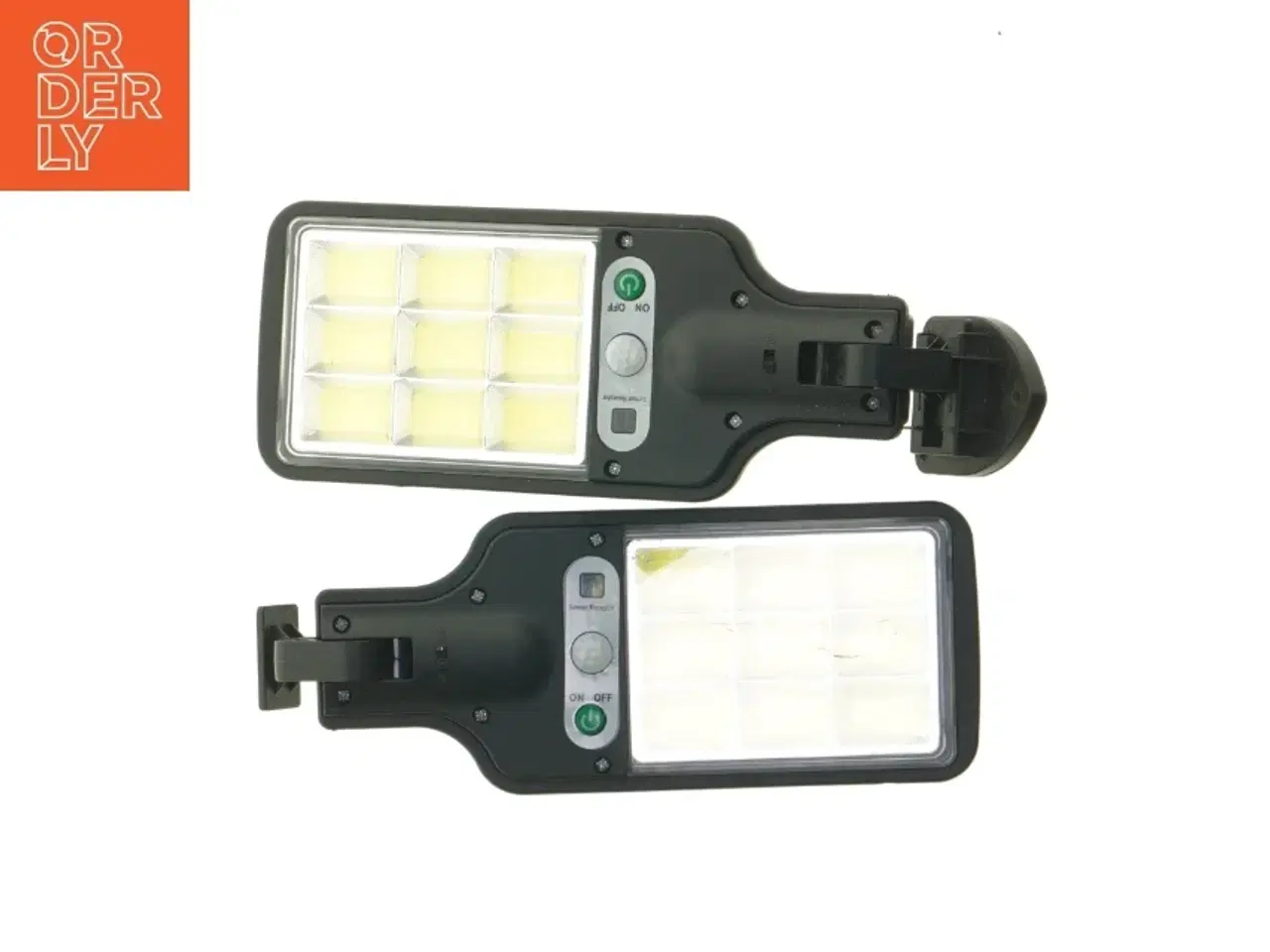 Billede 1 - Solcelledrevne LED udendørslamper (str. 24 cm)