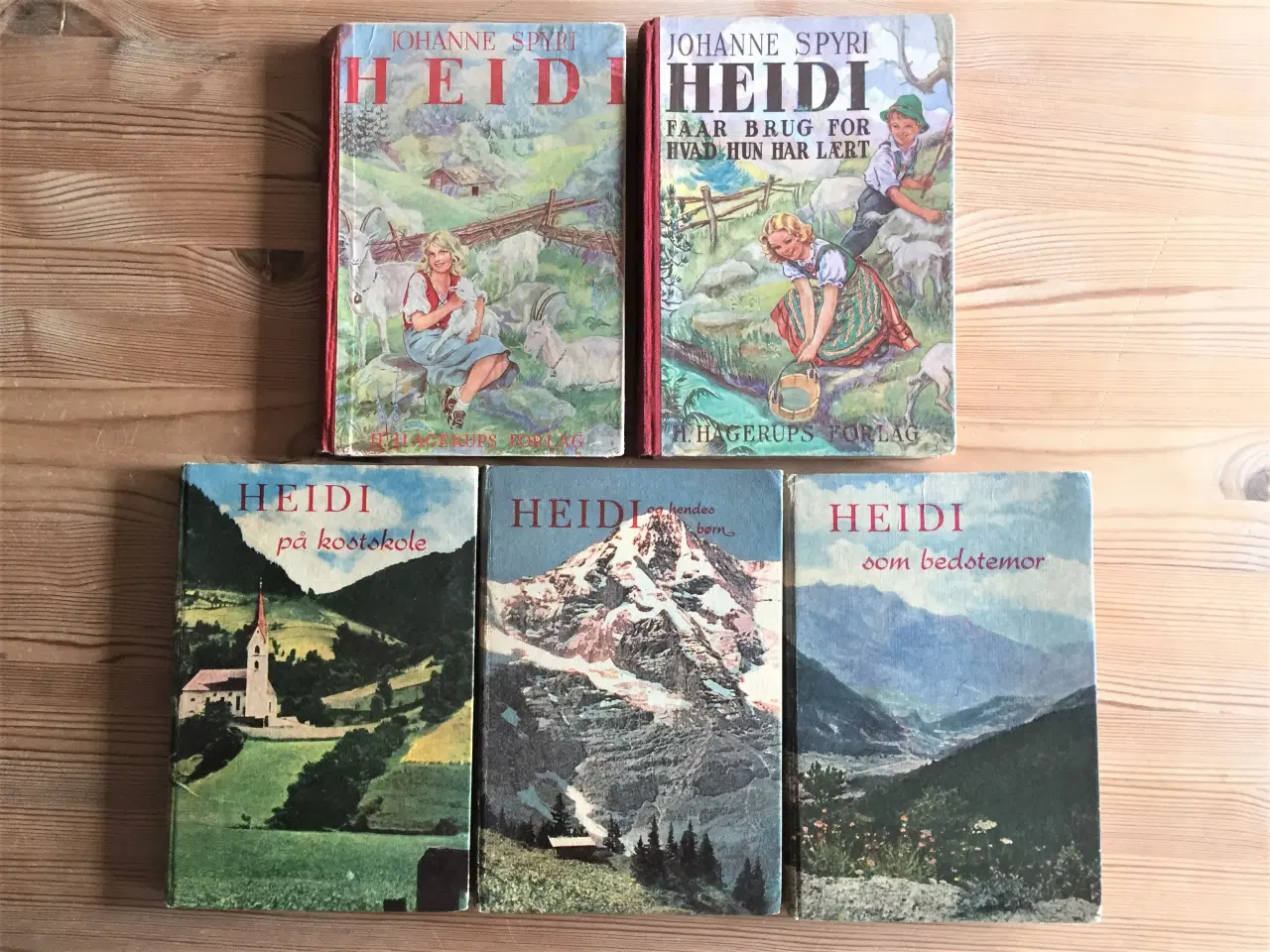 Billede 1 - NEDSAT: Retro, de dejlige Heidi bøger 